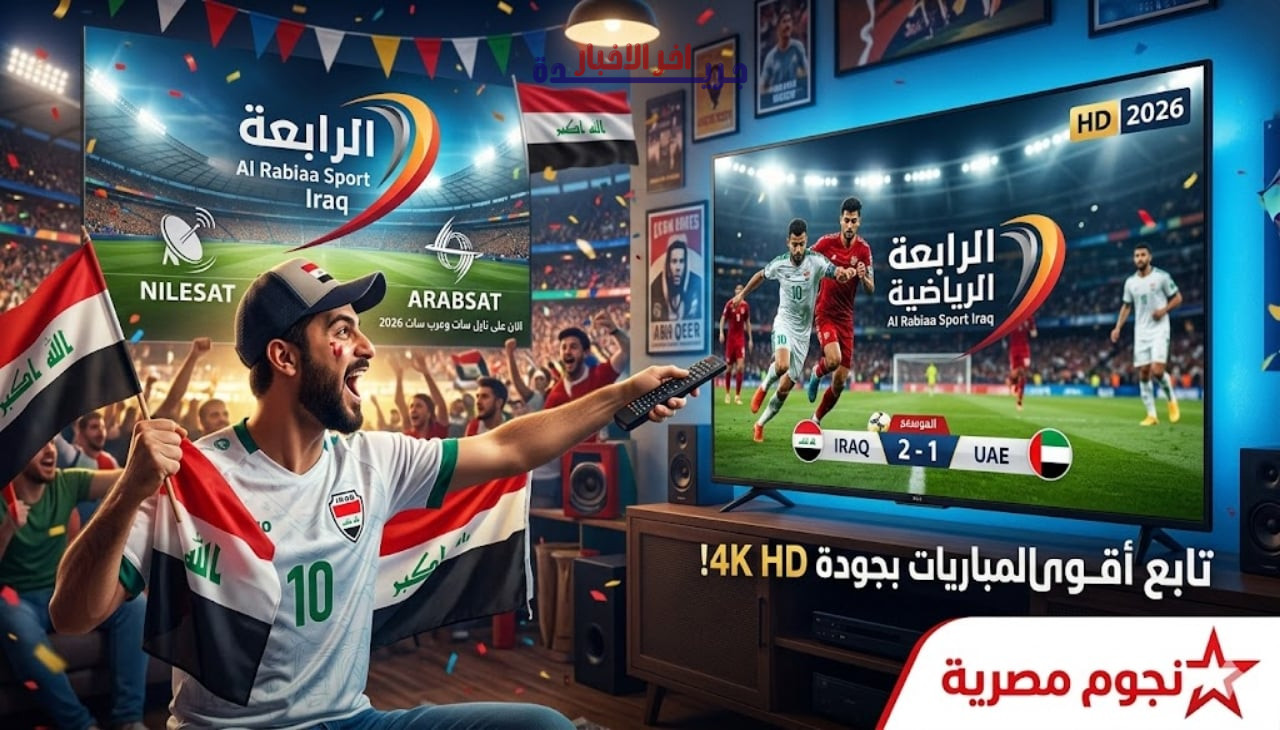 حمل تردد قناة الرابعة الرياضية العراقية 2026 الجديد على نايل سات وعرب سات.. استمتع بأقوى المباريات بجودة HD